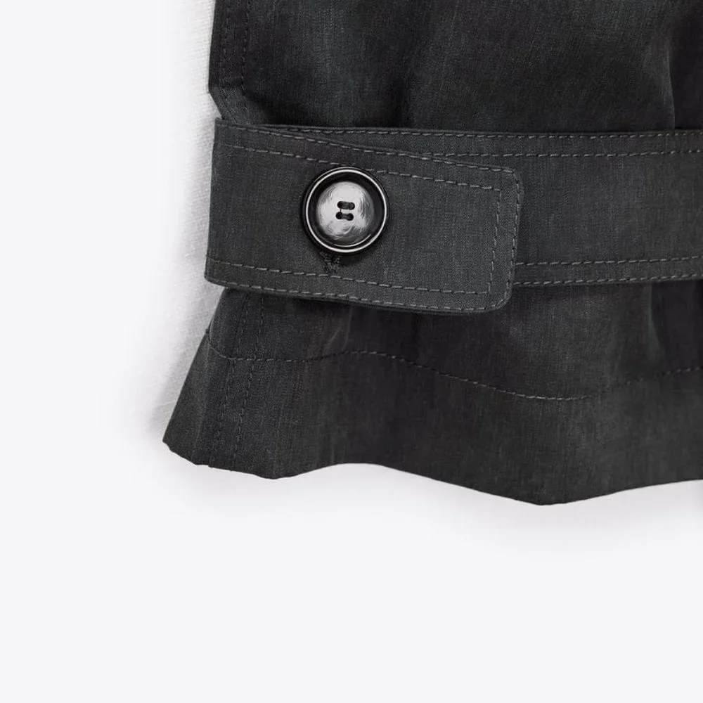 💮ZARA Oversized Minimalist Trench Coat Limited Edition M/L💮 - Picture 8 of 10